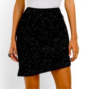 Elie Tahari Amethyst Bennet Asymmetrical Skirt